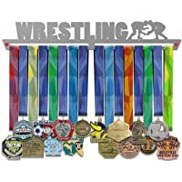 VICTORY HANGERS Soporte de metal para medallas de lucha libre V2 – Soporte de metal para montaje en pared – Estante 100…